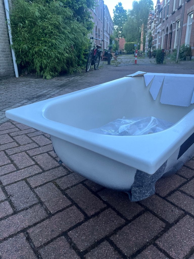 Bette BetteStep ligbad 118x73 wit + May badkraan, Ophalen, Zo goed als nieuw, Bad