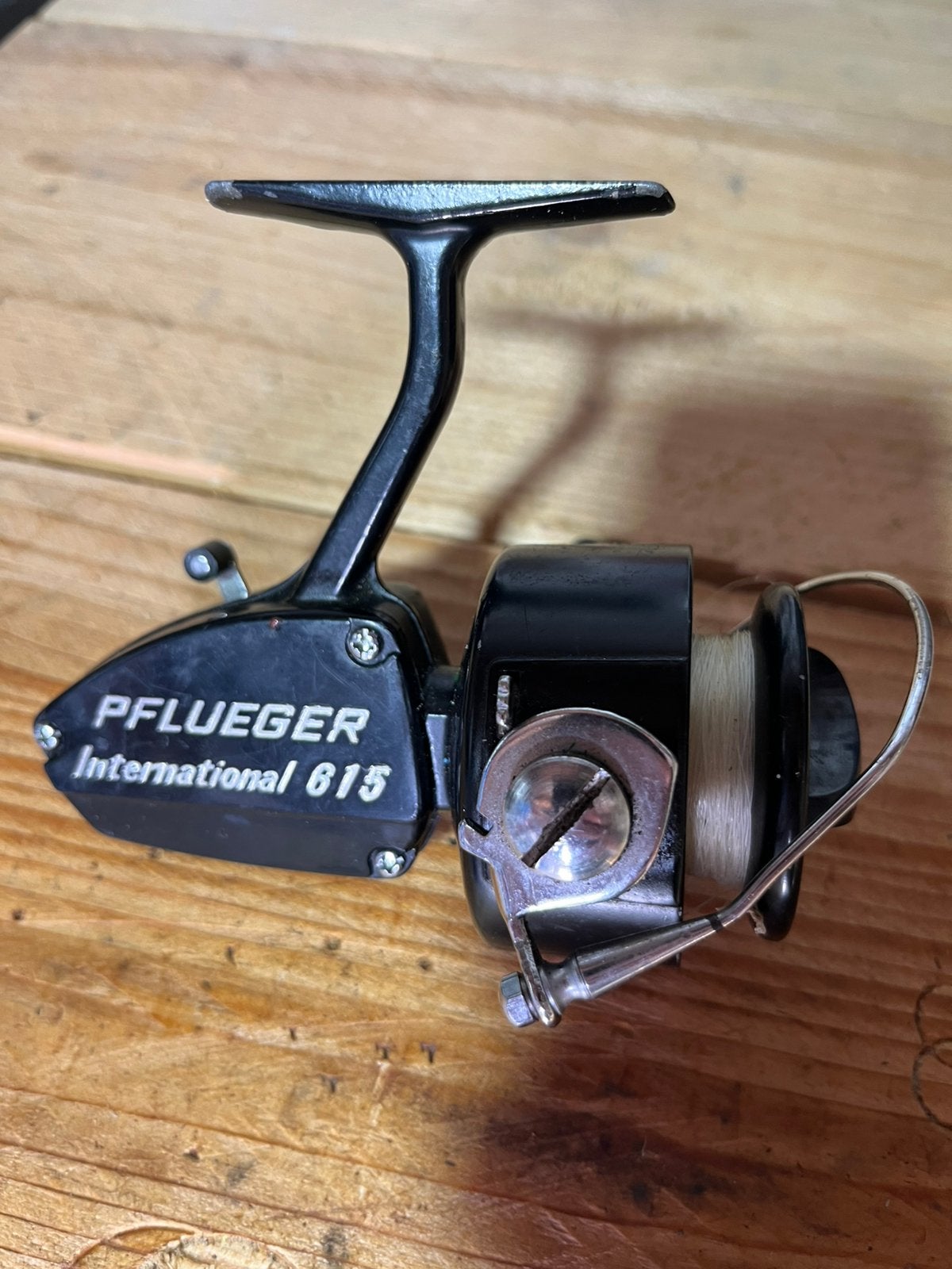 Antieke Pflueger international 615, Watersport en Boten, Ophalen of Verzenden, Gebruikt, Molen