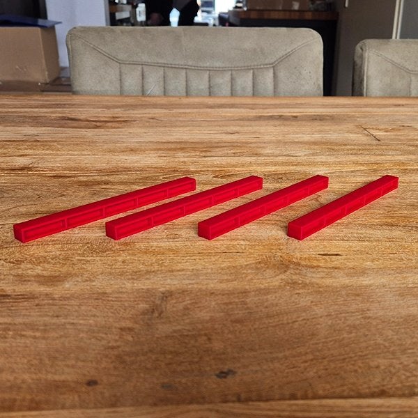 H Profiel met versteviging – 1-50 – 16cm lengte – Set van 4, Ophalen of Verzenden, Nieuw, Bus of Vrachtwagen, Overige merken