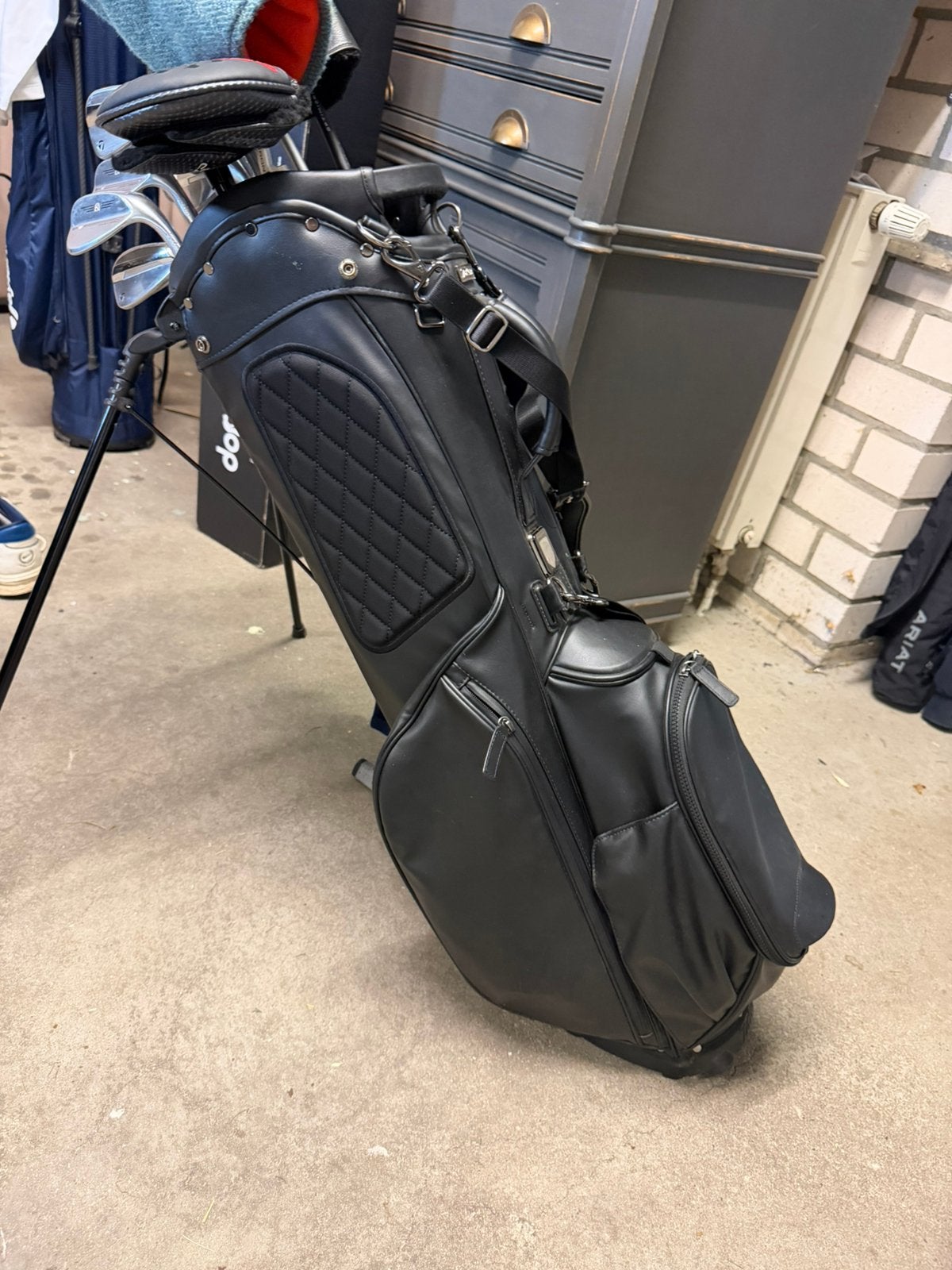 Titleist LINKSLEGEND Members Bag – Zwart | Premium Carry Bag, Ophalen of Verzenden, Zo goed als nieuw, Tas