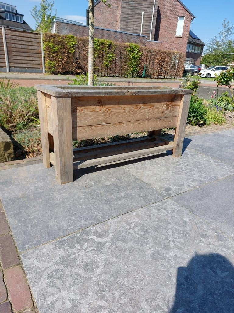 Supergave bloem of kruidenbak, Tuin en Terras, Bloembakken en Plantenbakken, Ophalen, 100 cm of meer, Zo goed als nieuw, 60 cm of meer