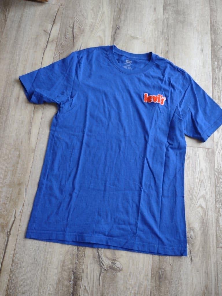 Prachtig kobaltblauw Levi's shirt, maat XS. Blauw shirt Levi, Blauw, Onb, Ophalen of Verzenden, Onb