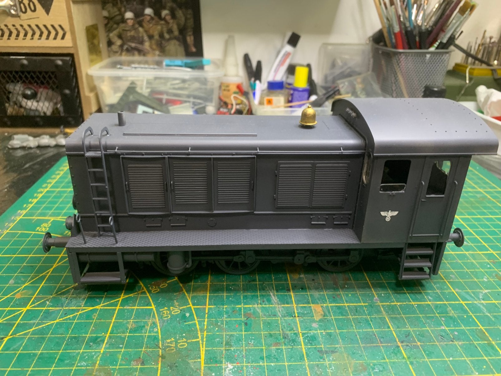 Germany trein locomotief schaal 1:35 gebouwd, Overige merken, Gebruikt, Tank, 1:32 tot 1:50
