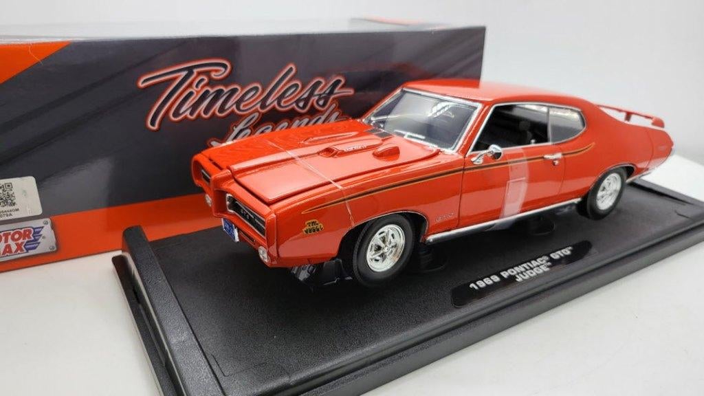 Pontiac GTO Judge 1969 Oranje van MotorMax, Ophalen of Verzenden, Nieuw, Auto, Motormax