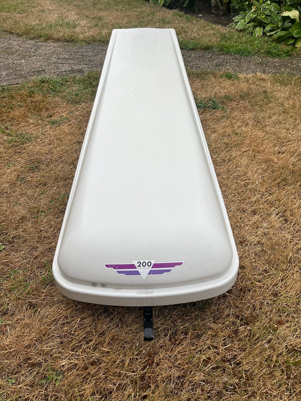 Hapro Skikoffer met Mont Blanc dakdragers, Ophalen, Gebruikt