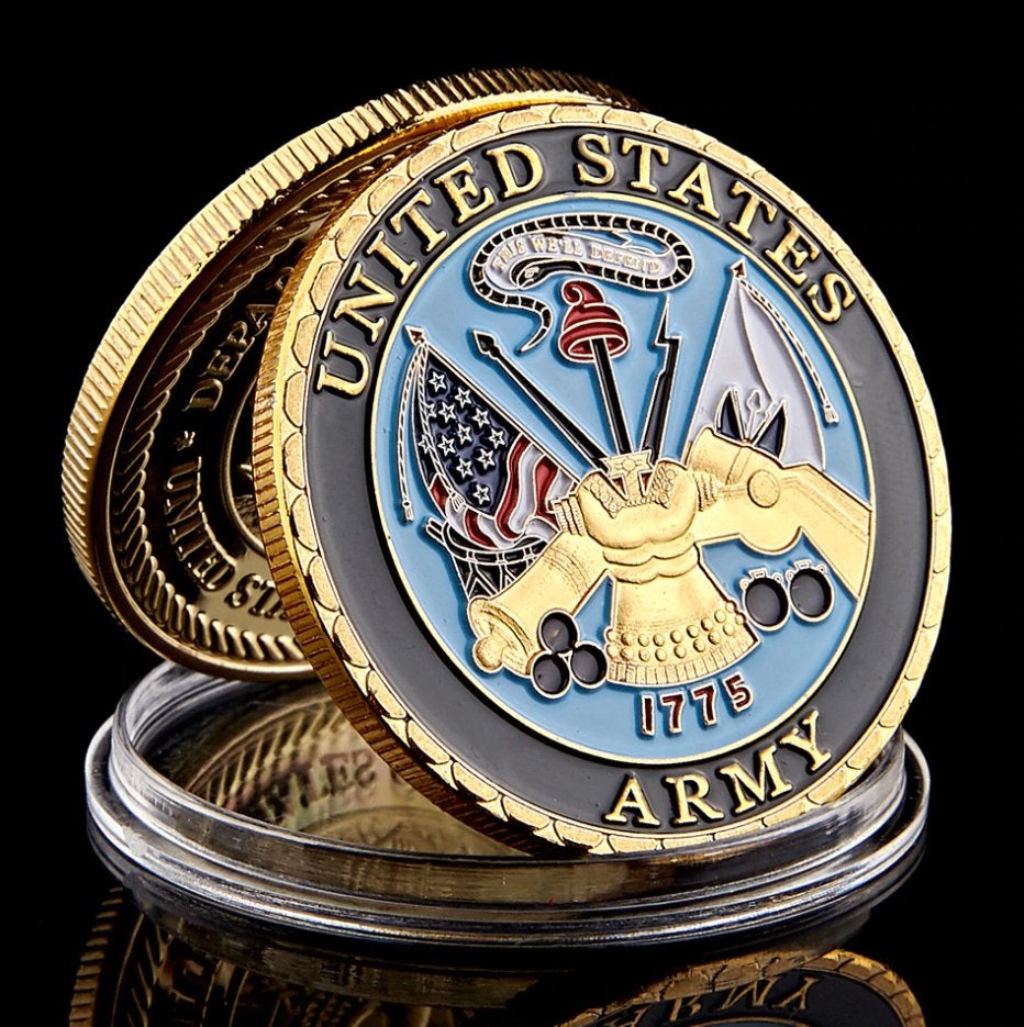 United States Army Munt / Amerikaanse USA Leger Militaire, Verzenden, Noord-Amerika, Losse munt