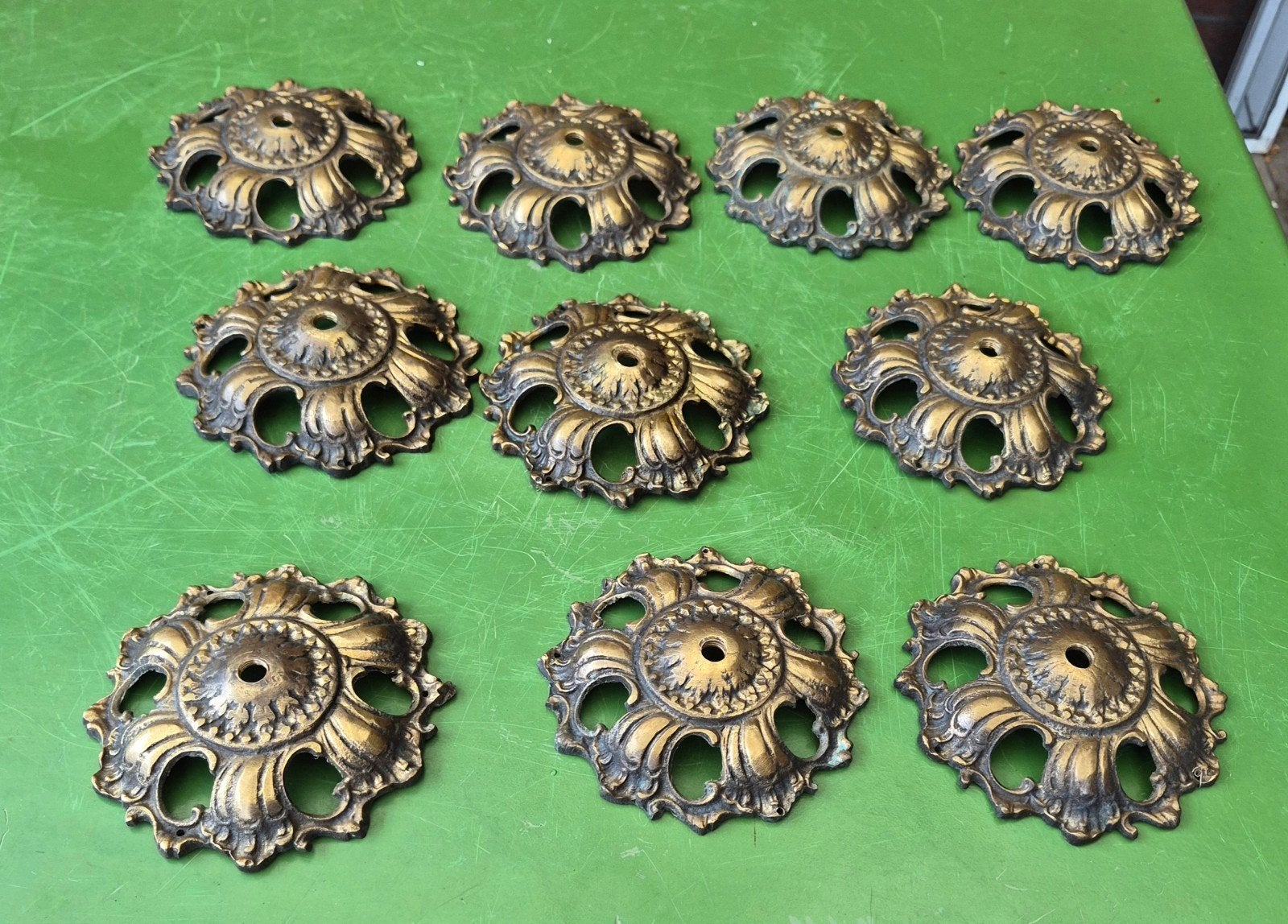 rozetten ornamenten bronzen ornamenten, Ophalen of Verzenden