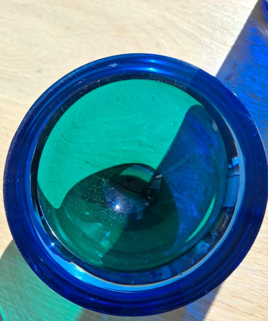 Murano glass bowl, Geode, Antiek en Kunst, Antiek | Glas en Kristal, Ophalen of Verzenden
