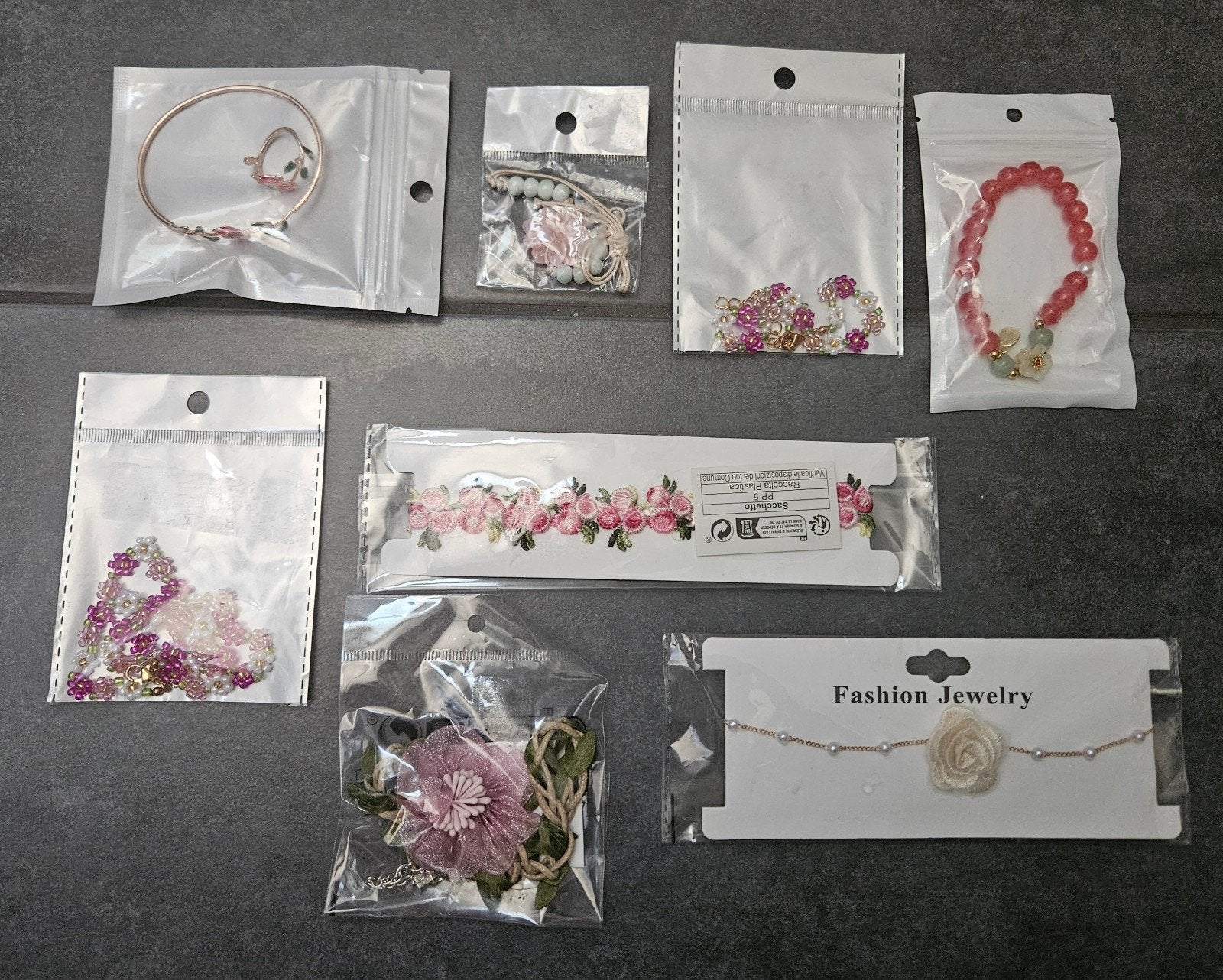 (NIEUW) ARMBANDJES CHOKERS EN RING, Ophalen of Verzenden, Nieuw