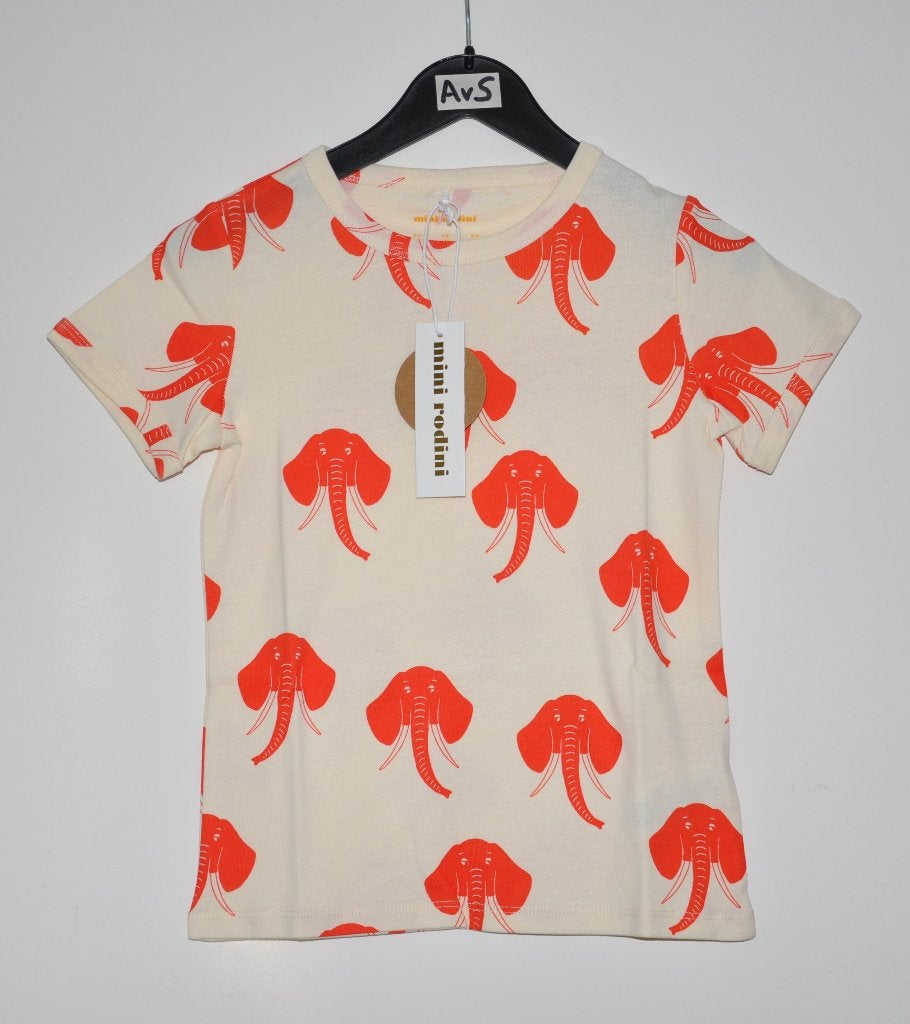 Mini Rodini Shirt Olifant mt 128-134 nieuw!, Jongen of Meisje, Nieuw, Ophalen of Verzenden, Shirt of Longsleeve