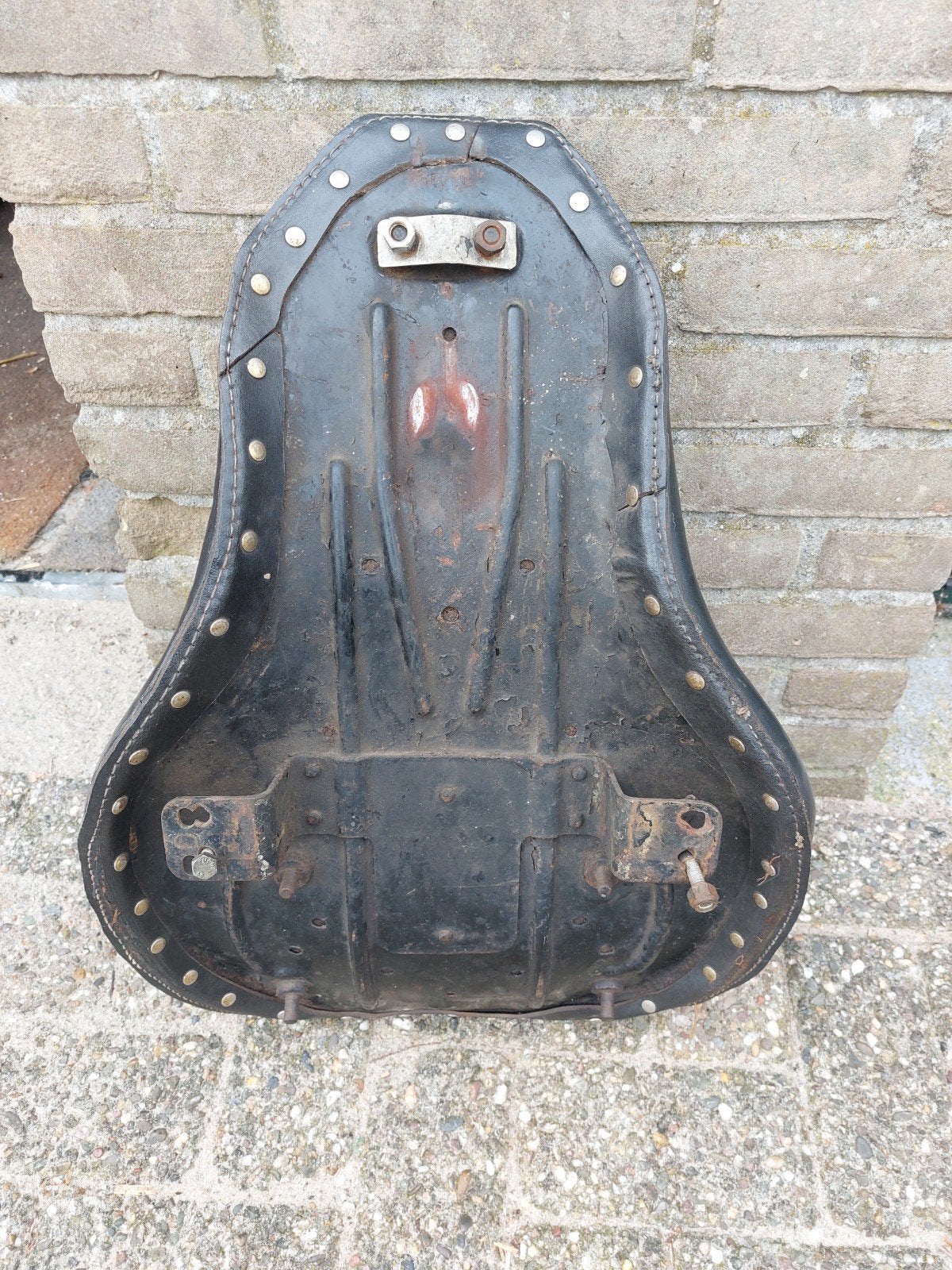 Zadel voor Harley Liberator, UL of Panhead, Motoren, Ophalen, Gebruikt