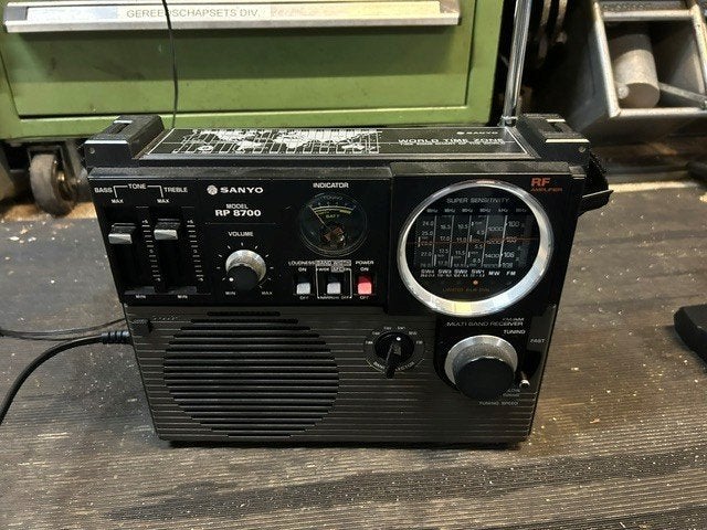 Sanyo  RP-8700 Multi Band wereldradio Radio, Ophalen of Verzenden, Zo goed als nieuw, Wereldontvanger
