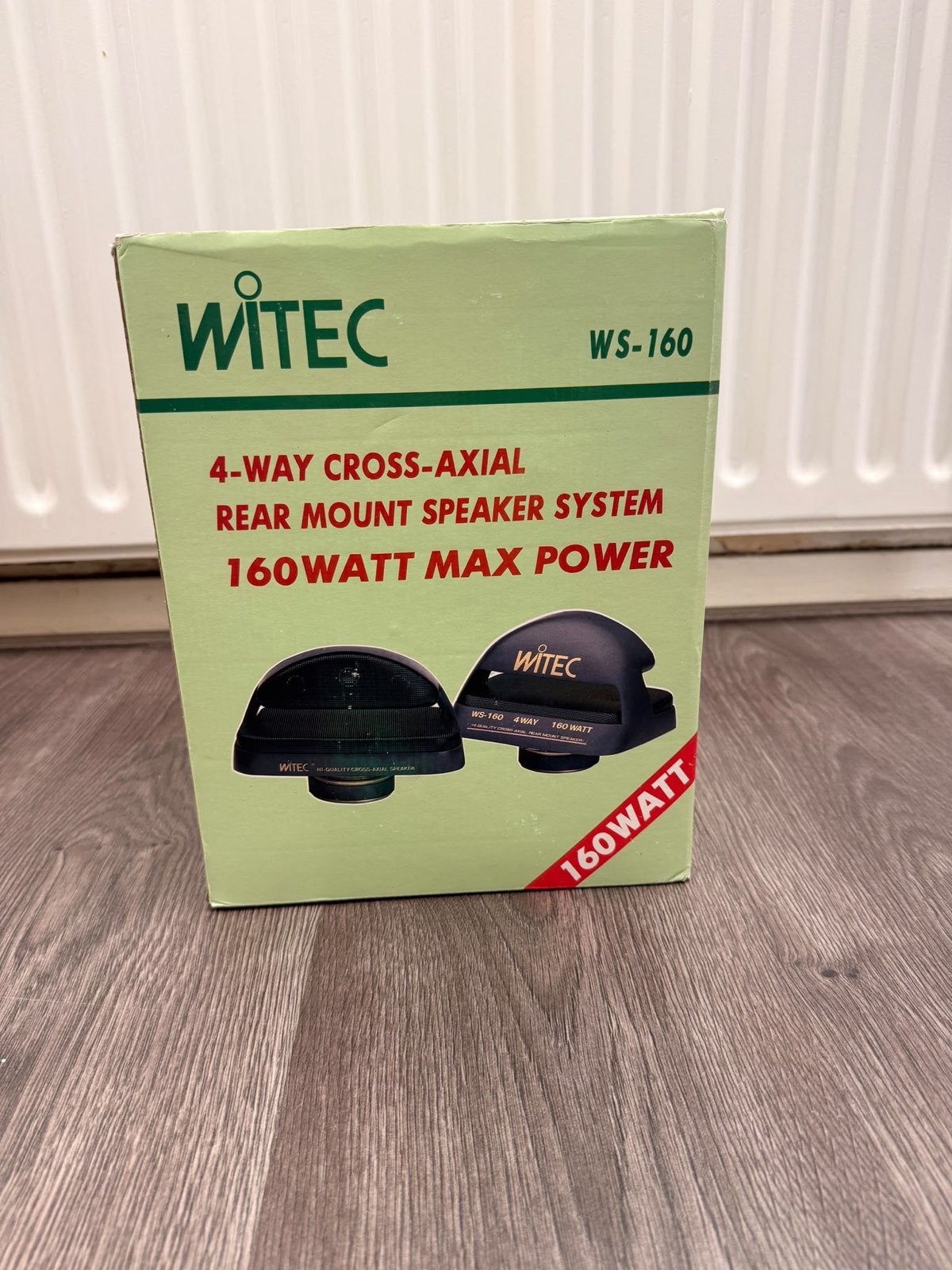WiTEC WS-160 4-weg Cross-Axial Auto Speakers 160W, Auto diversen, Ophalen of Verzenden, Zo goed als nieuw