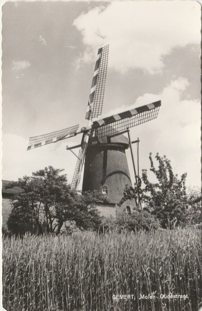 GEMERT Molen Oudestraat, Verzenden, 1960 tot 1980, Ongelopen, Noord-Brabant