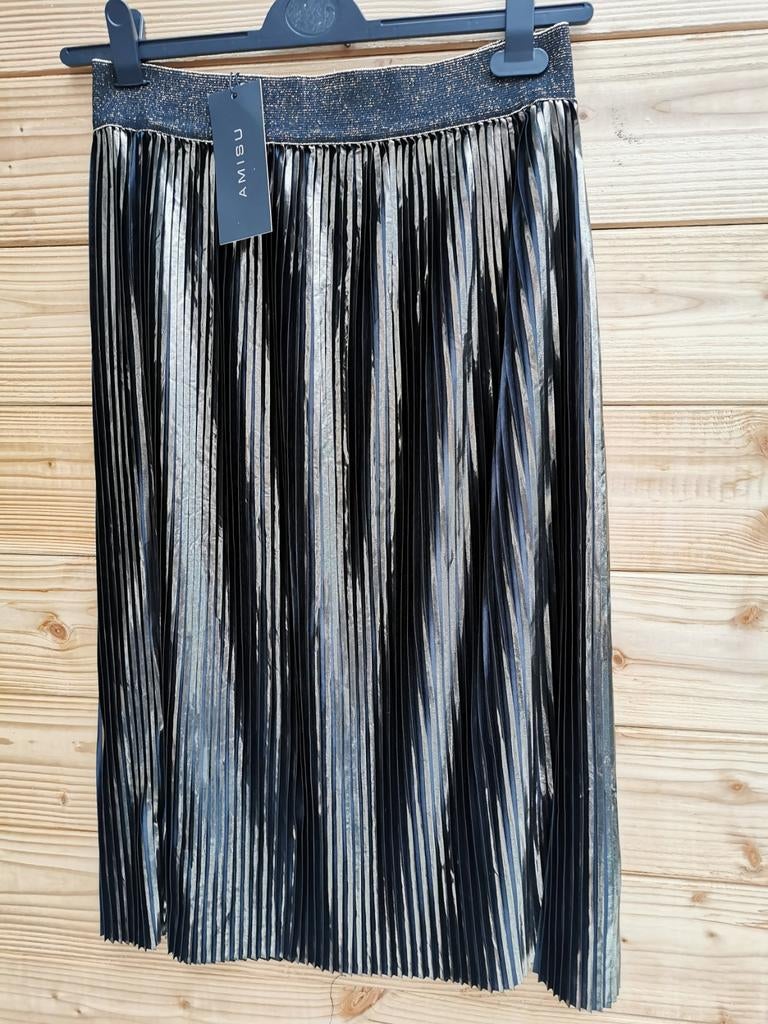 Amisu plisserok mt. 38, Maat 38/40 (M), Overige kleuren, Verzenden, Nieuw