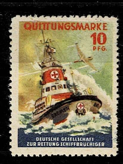 sluitzegel Duitsland QUITTUNGSMARKE, Ophalen of Verzenden, Overige thema's