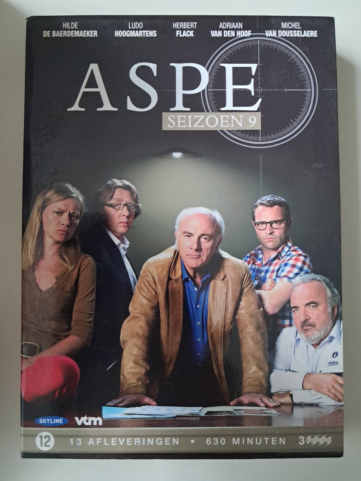 DVD BOX ASPE Seizoen 9 compleet!, Cd's en Dvd's, Misdaad, Nederlands, Zo goed als nieuw, Vanaf 12 jaar