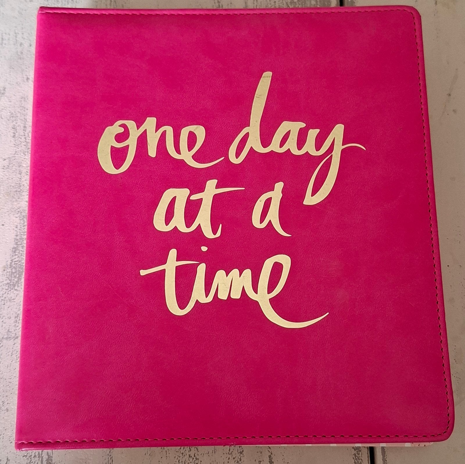 Heidi Swapp Obe Day At a Time A5 Planner leeg, Ophalen, Zo goed als nieuw, Album of Boek, Overige merken