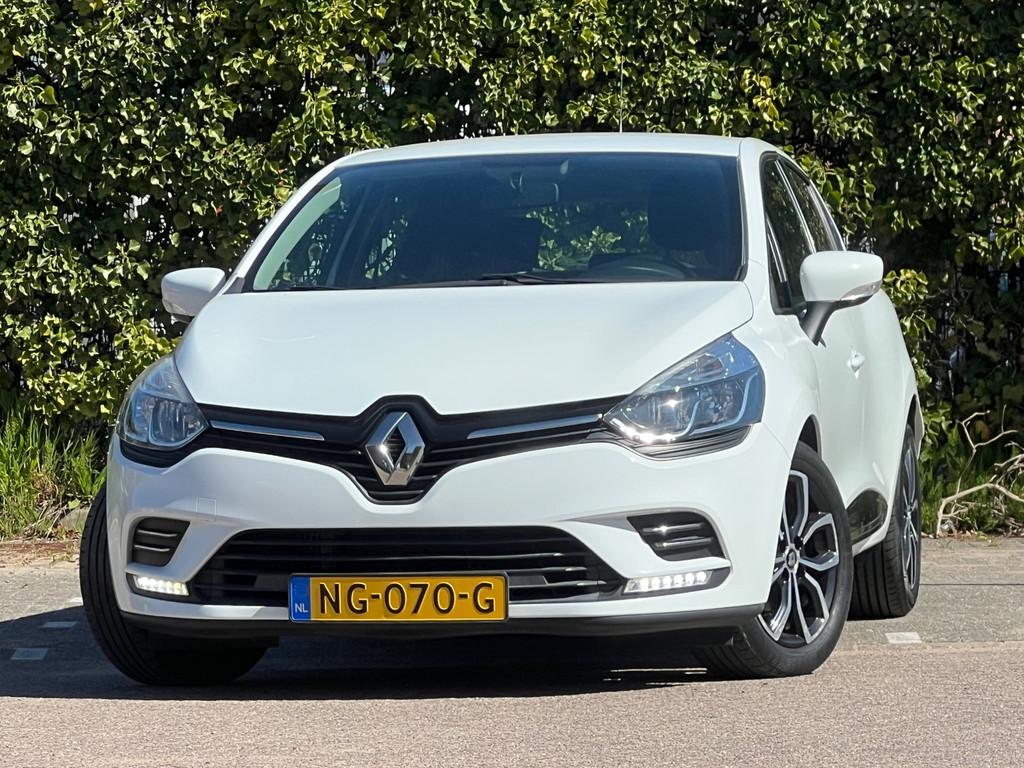 Renault Clio 0.9 TCe Zen - Blanc Glacier - Cruise/Nav/LMV/AC, Auto's, Renault, Voorwielaandrijving, 898 cc, Stof, Gebruikt
