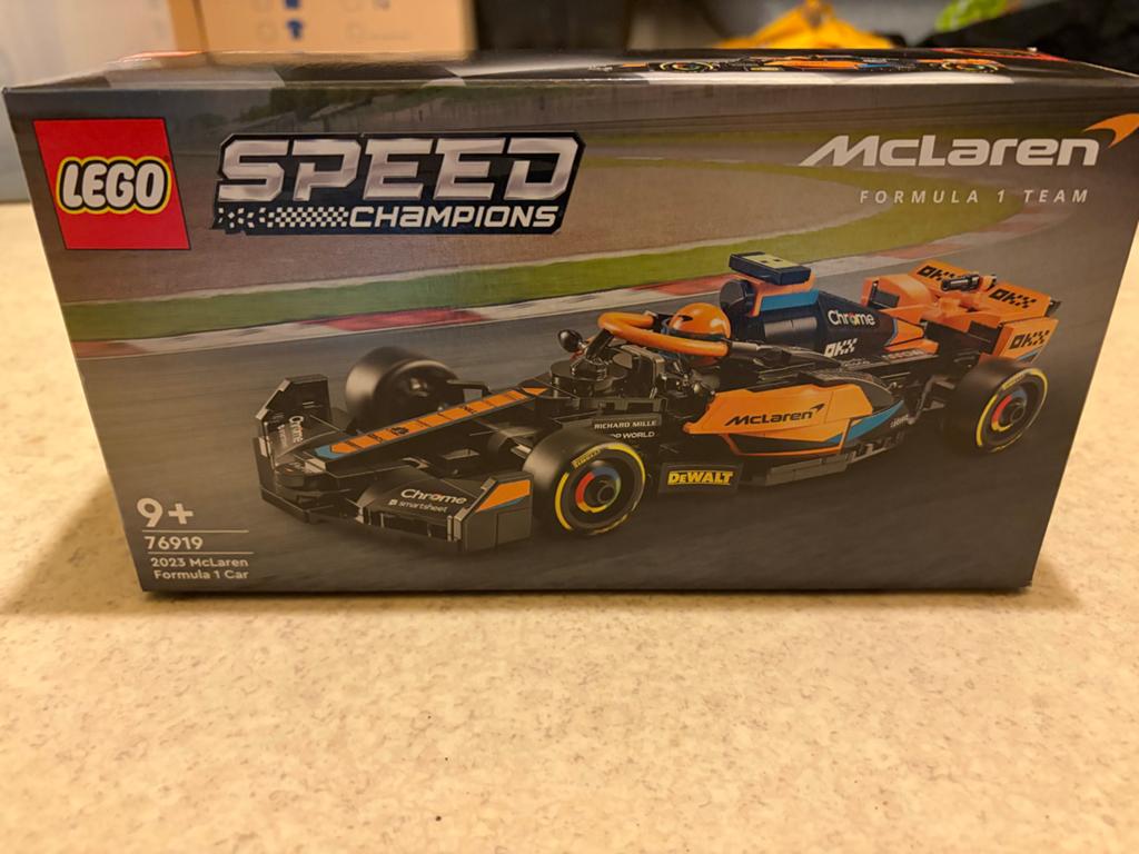 LEGO Speed Champions 76919 McLaren Formule 1 Auto, Lego, Nieuw, Complete set, Ongeopend/sealed