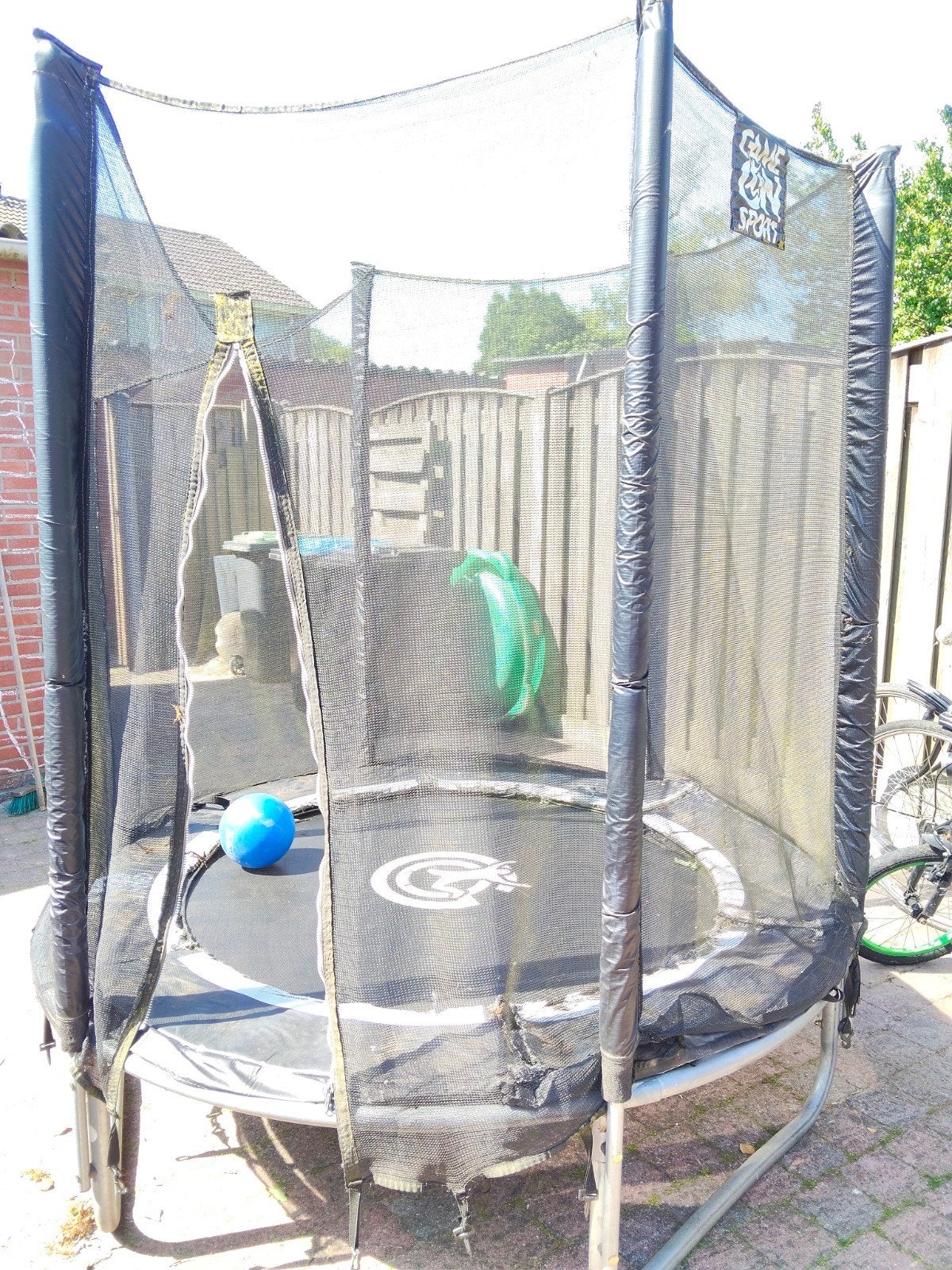 Trampoline, Ophalen
