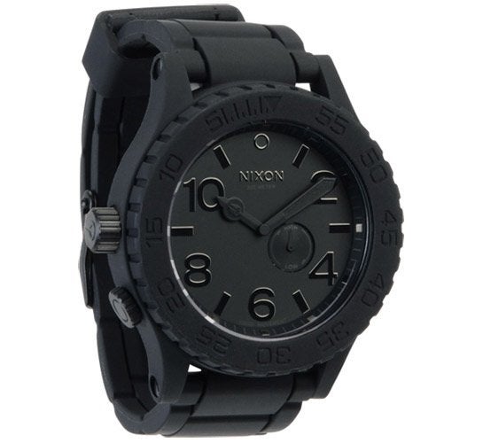 Nixon The Rubber 51-30 heren horloge PU All Black, Sieraden, Tassen en Uiterlijk, Horloges | Heren, Overige merken, Gebruikt, Polshorloge