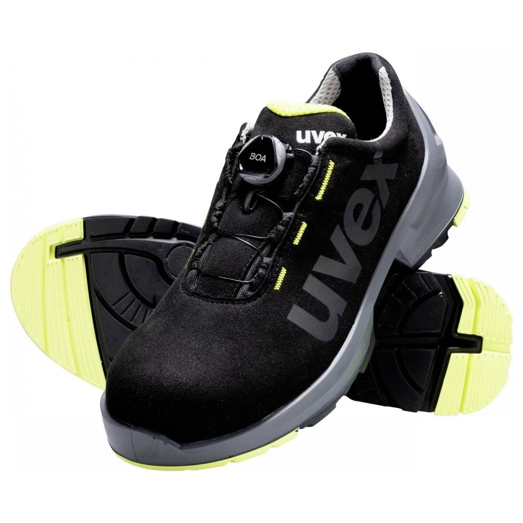Uvex 6566 6566843 lage veiligheidsschoenen S2 maat 43 NIEUW, Zwart, Nieuw, Ophalen of Verzenden, Werkschoenen