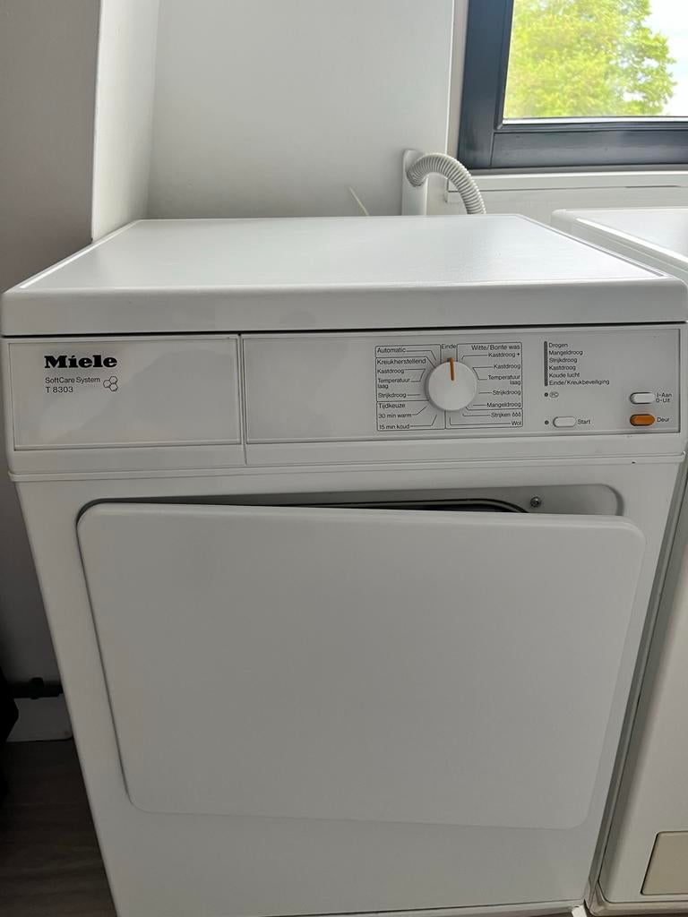Miele SoftCare System T 8303 Wasdroger, Ophalen, 6 tot 8 kg, Gebruikt, Luchtafvoer