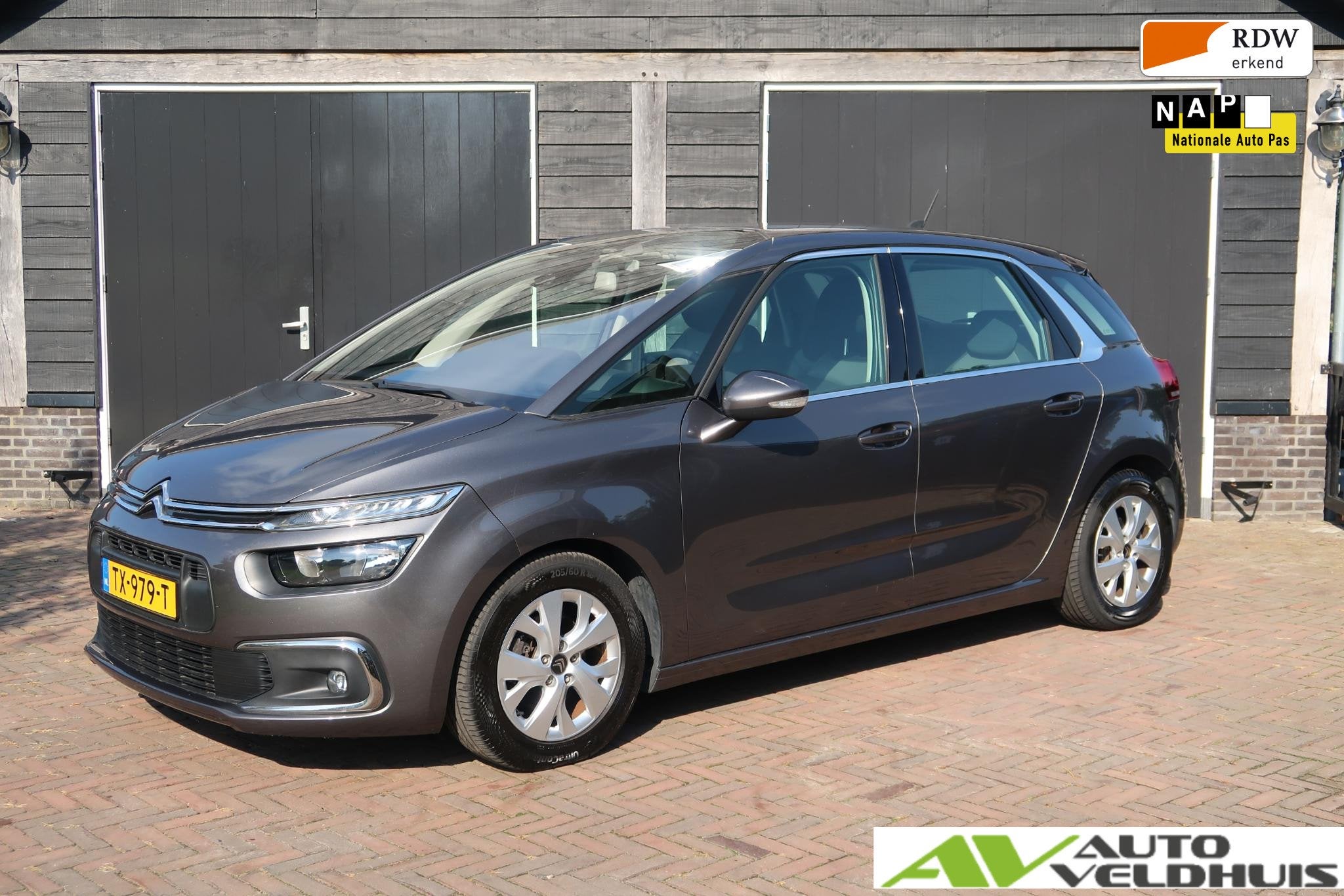 Citroen C4 SpaceTourer 1.2 PureTech Feel, Auto's, Voorwielaandrijving, Dealer onderhouden, Stof, Gebruikt