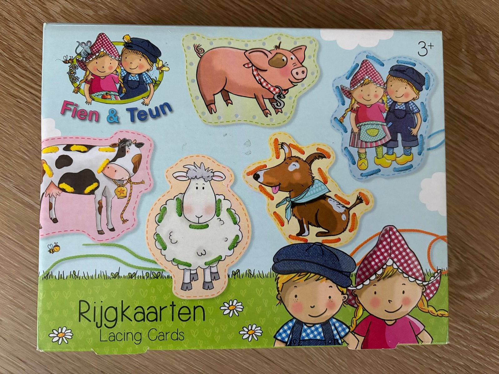 Fien & Teun Rijgkaarten - Educatief Speelgoed, Ophalen of Verzenden, Gebruikt, Knutselen