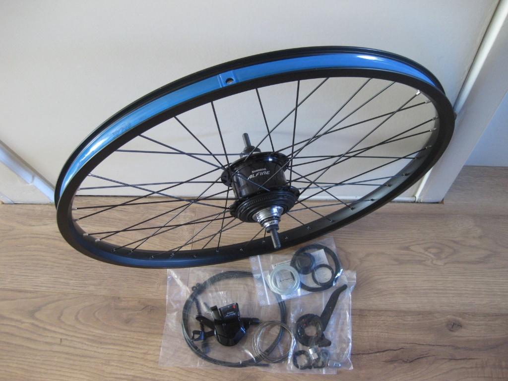 Achterwiel Bullitt, 26 inch, Alfine 11, handgespaakt NIEUW!, Fietsen en Brommers, Wiel, Bakfiets, Nieuw, Ophalen of Verzenden