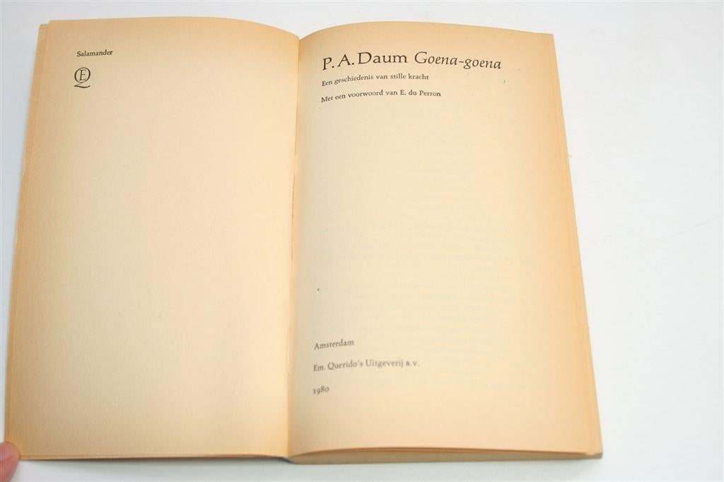 Goena-Goena — P.A. Daum [Salamander 32], Ophalen of Verzenden, Gelezen
