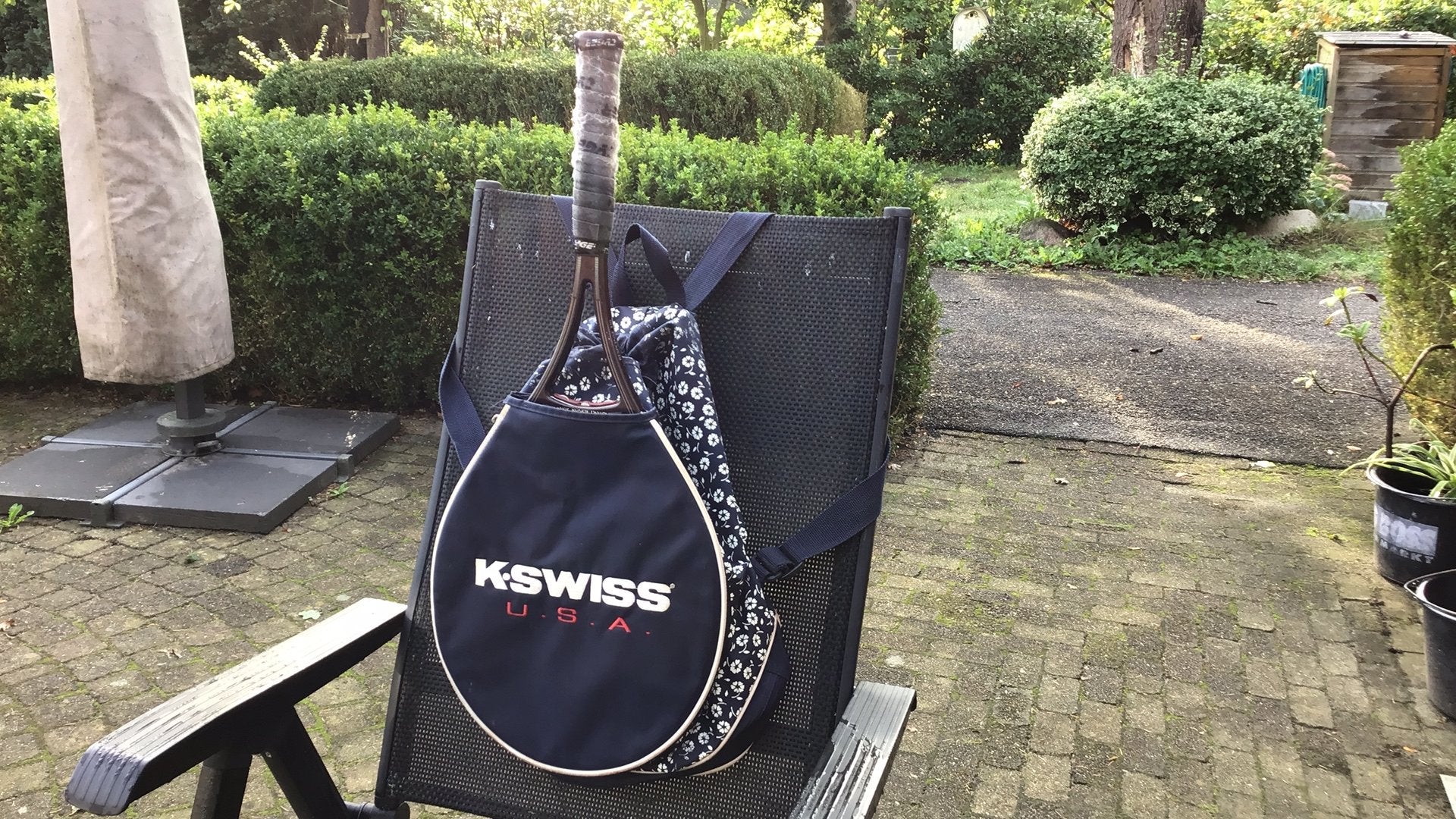 Tennis rugtas, Sport en Fitness, Ophalen of Verzenden, Tas