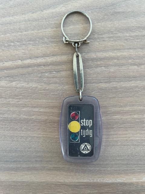 Sleutelhanger Stop Tijdig , Ophalen of Verzenden, Gebruikt, Merk