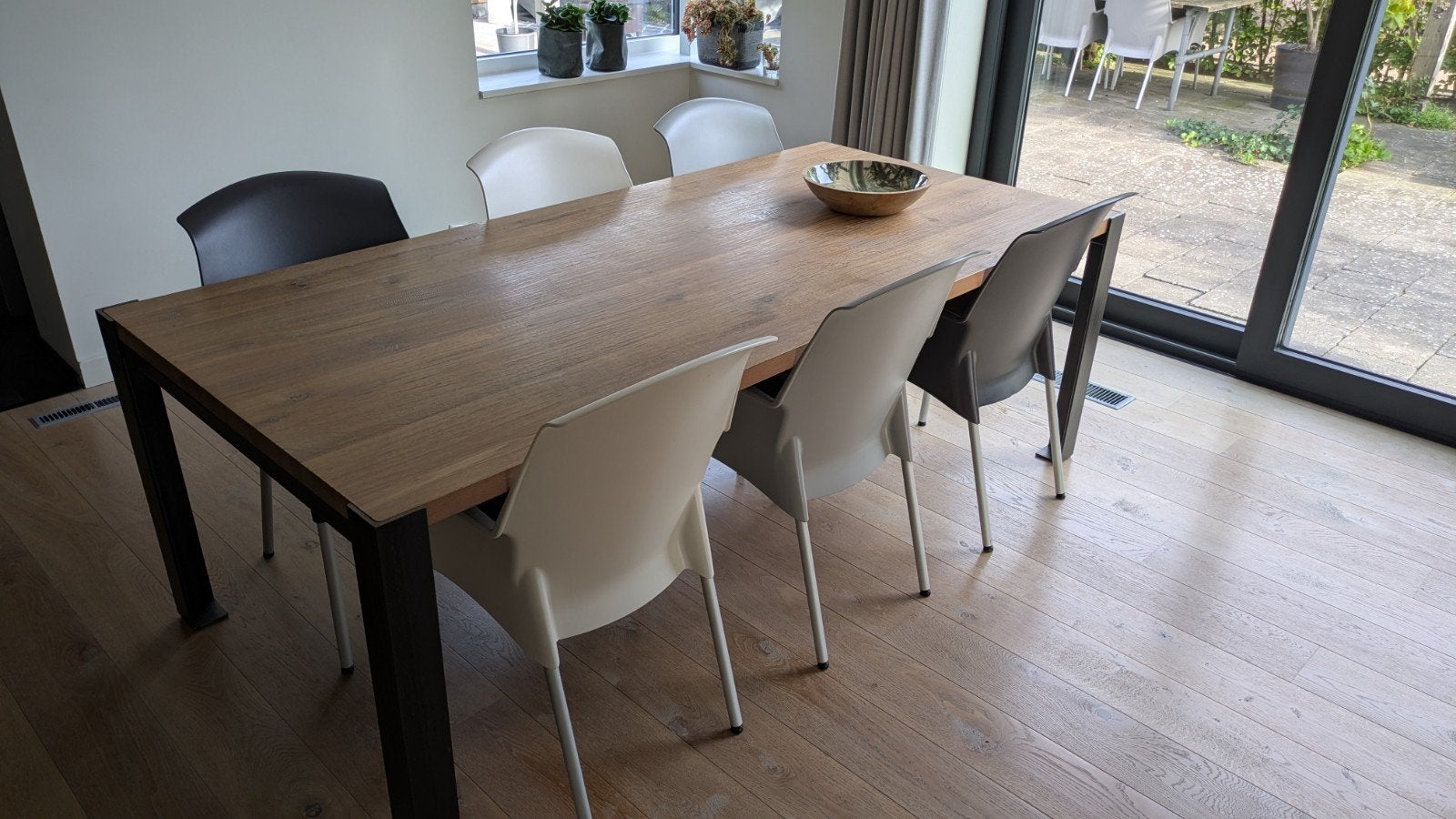 6 Super Jenny Designstoelen, Ophalen, Gebruikt, Grijs, Metaal