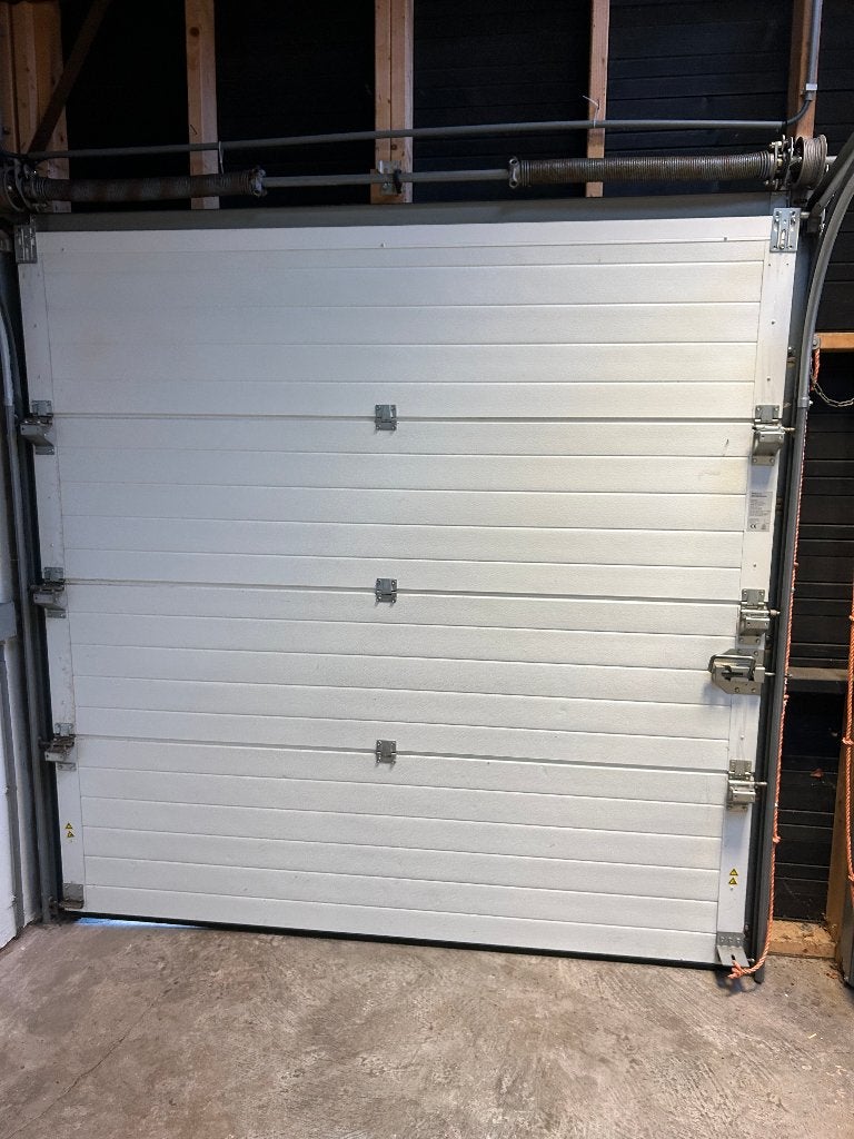 Alldoorco geïsoleerde sectionaaldeur 2105x2138 garage deur, Ophalen, Kunststof, Gebruikt, Garagedeur