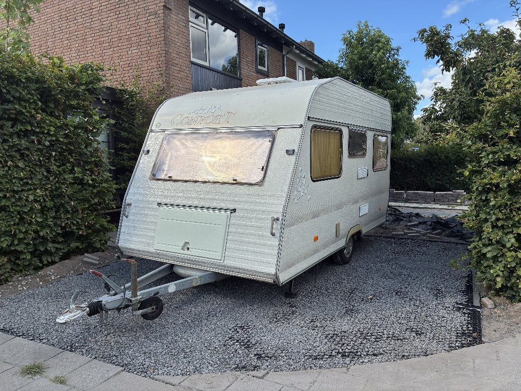 Home Car Confort 36 uit 1993, Caravans en Kamperen, Caravans, Home-car, Dwarsbed, Treinzit, Particulier