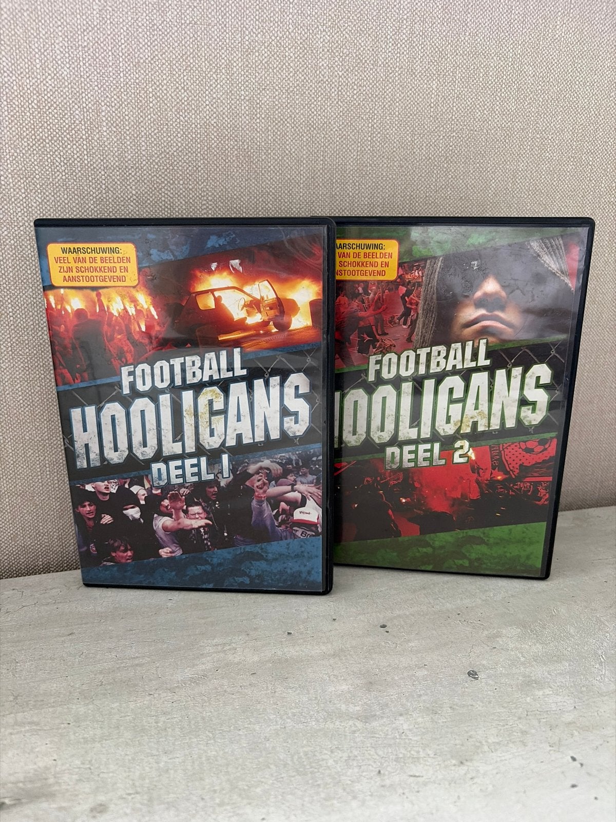 Football Hooligans Deel 1 & 2 DVD, Vanaf 16 jaar, Ophalen of Verzenden, Gebruikt, Inclusief doosje