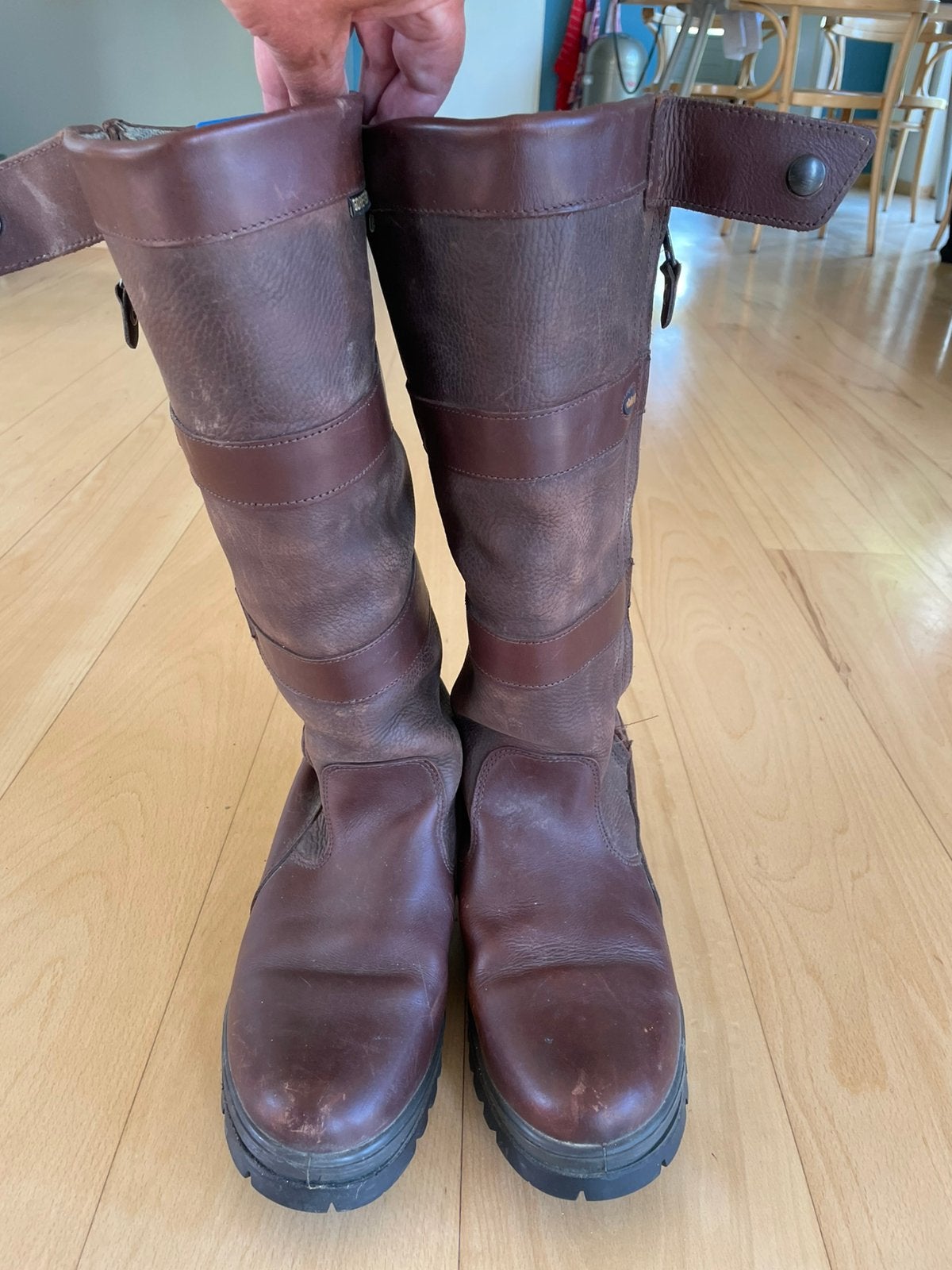 Dubarry laarzen maat 10, Hoge laarzen, Bruin, Ophalen of Verzenden, Gedragen
