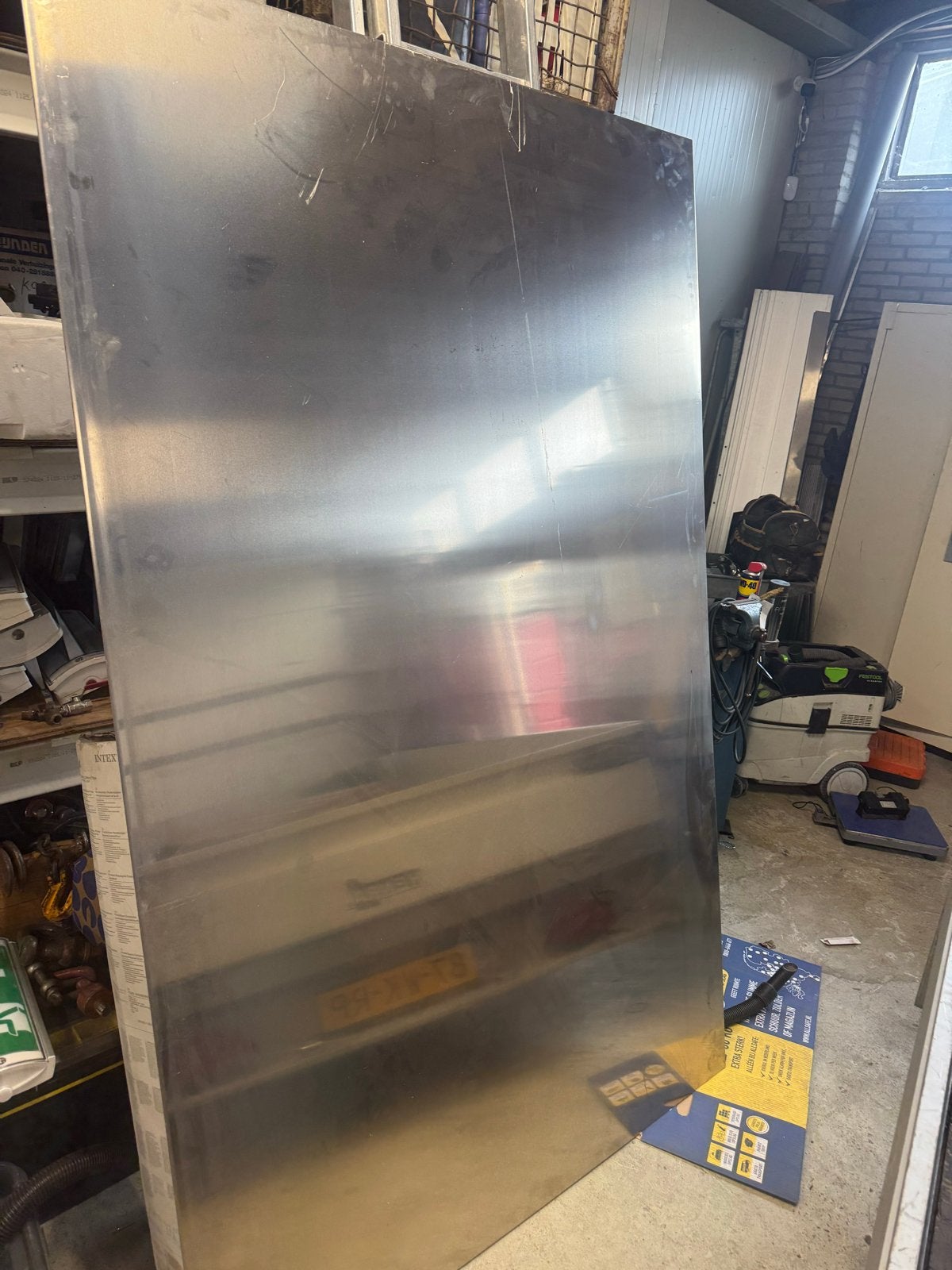 Aluminium plaat 1400x2400x5 mm, Ophalen, M, M, M