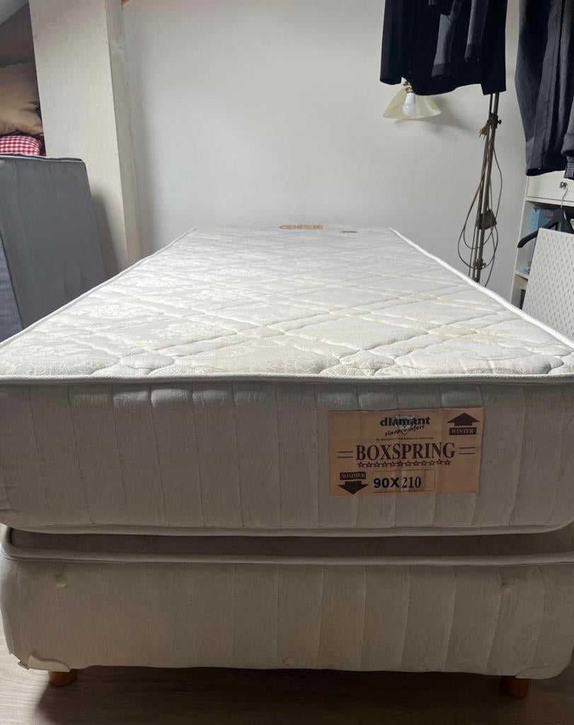 Boxspring GRATIS OPHALEN, Huis en Inrichting, Slaapkamer | Boxsprings, Ophalen of Verzenden, Gebruikt, Tweepersoons