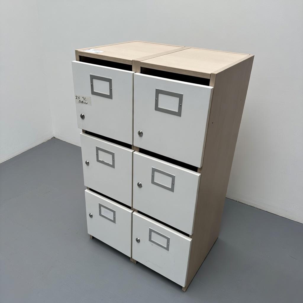 6-deurs Vepa lockerkast - 103x60x46 cm, Niet ingevuld, Gebruikt, Niet ingevuld, Niet ingevuld