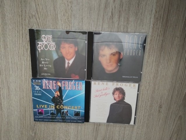 Z.g.a.n. 4 cd's van René Froger, Ophalen of Verzenden, Zo goed als nieuw