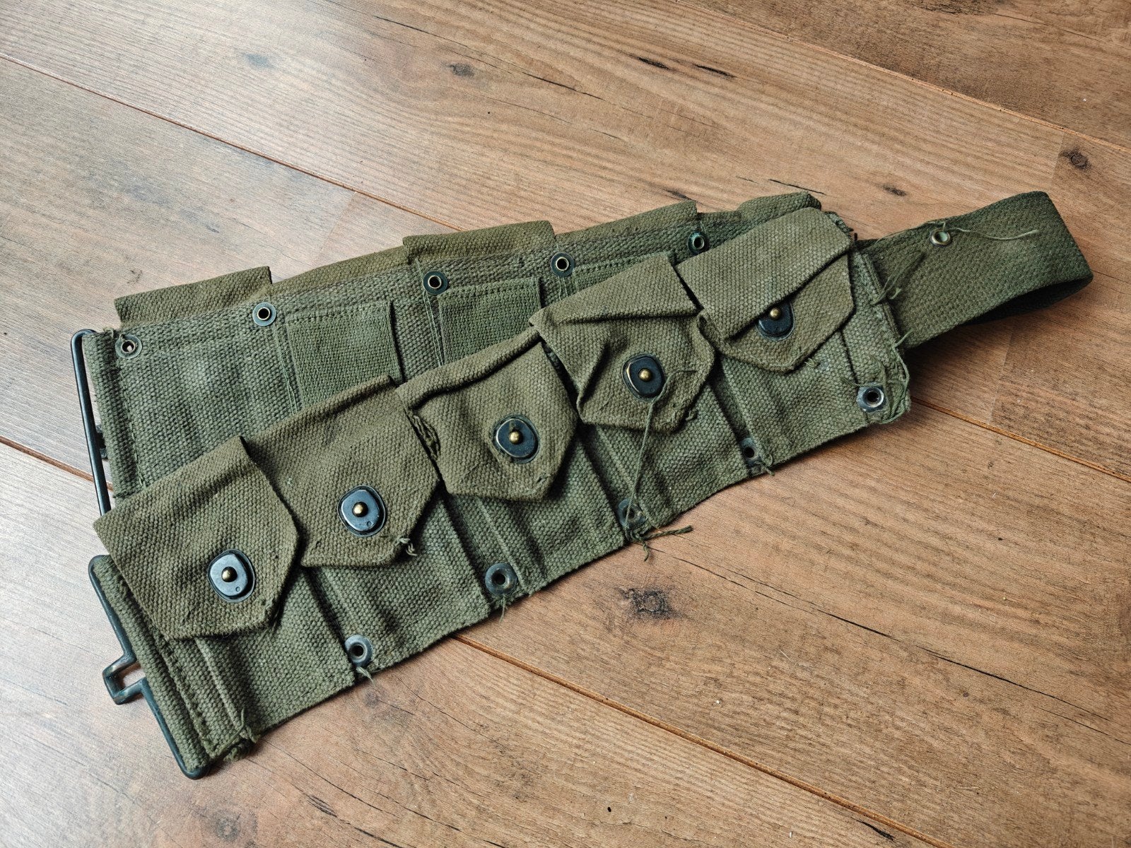 Korean era Garand Ammo Belt, Ophalen of Verzenden, Landmacht, Nederland