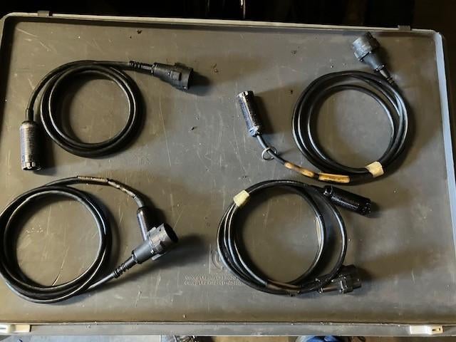 4 kabel headset ex NL leger verbinding vtg vb Fuchs, YPR etc, Verzamelen, Ophalen of Verzenden, Landmacht, Nederland, Overige typen