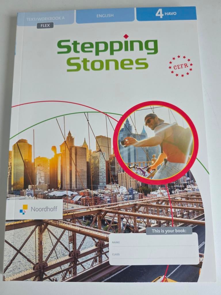 Stepping Stones Engels 4 HAVO - Text/Workbook A, Boeken, Engels, Noordhoff, HAVO, Ophalen of Verzenden