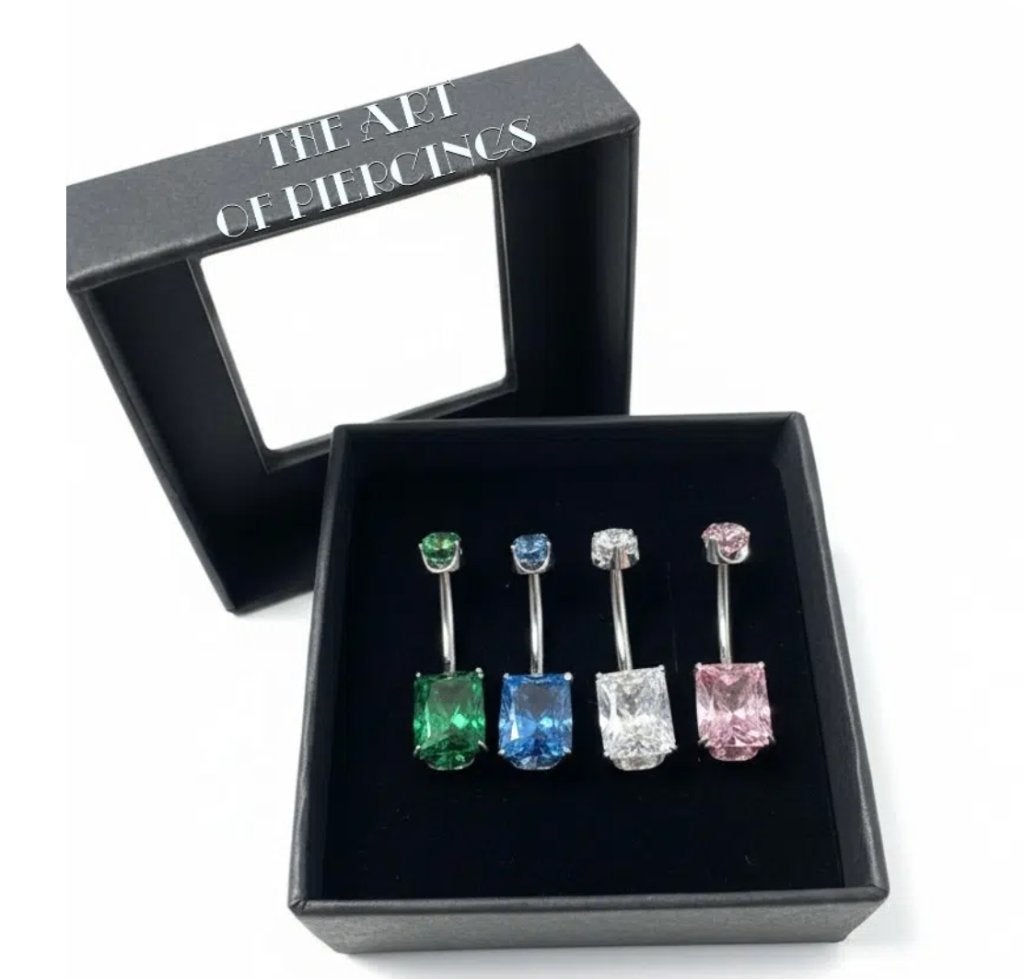 Titanium navelpiercing Beth, Ophalen of Verzenden, Nieuw, Overige materialen, Navelpiercing