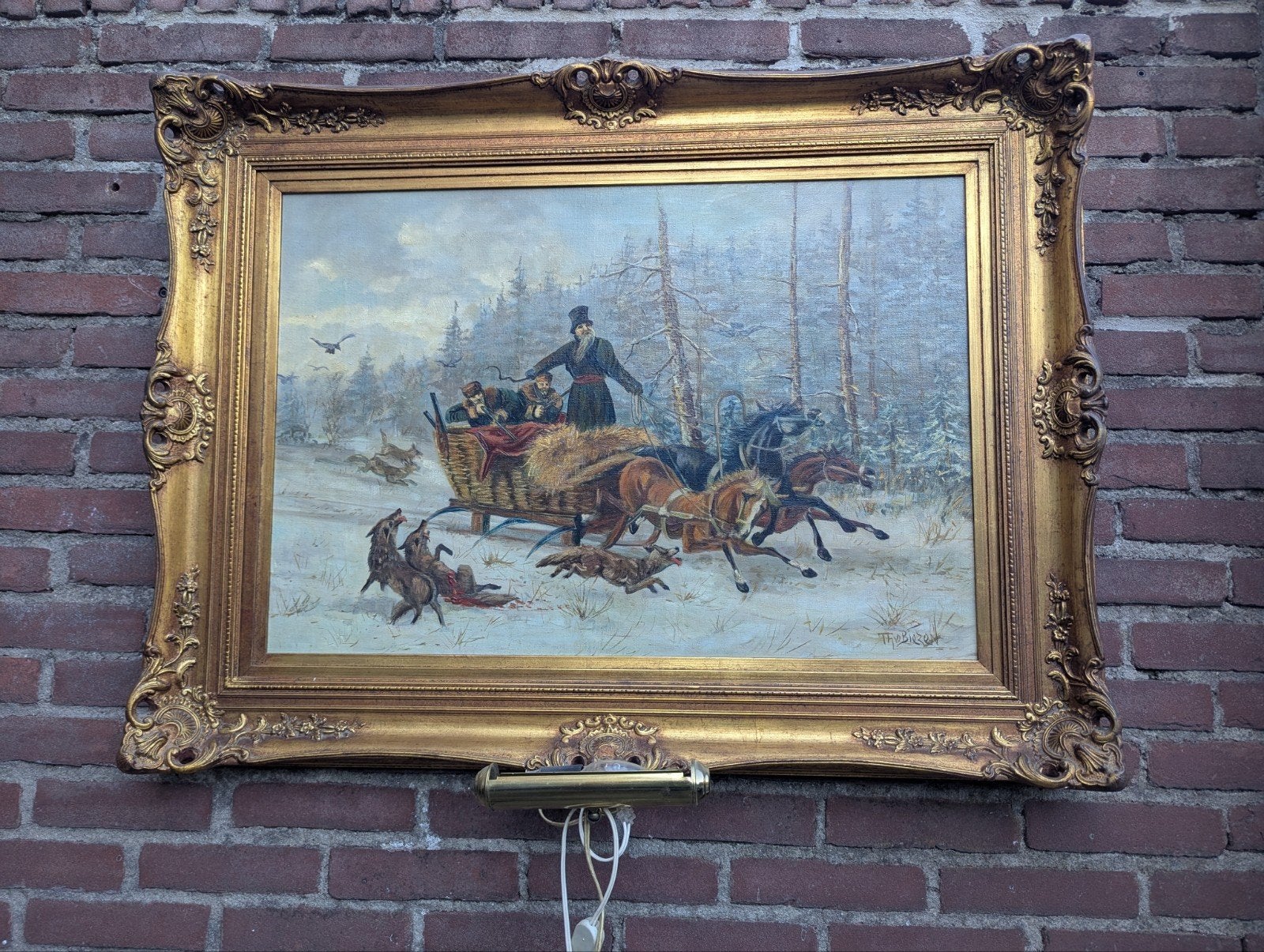 Theo van der biezen schilderij, Antiek en Kunst, Kunst | Schilderijen | Klassiek, Ophalen