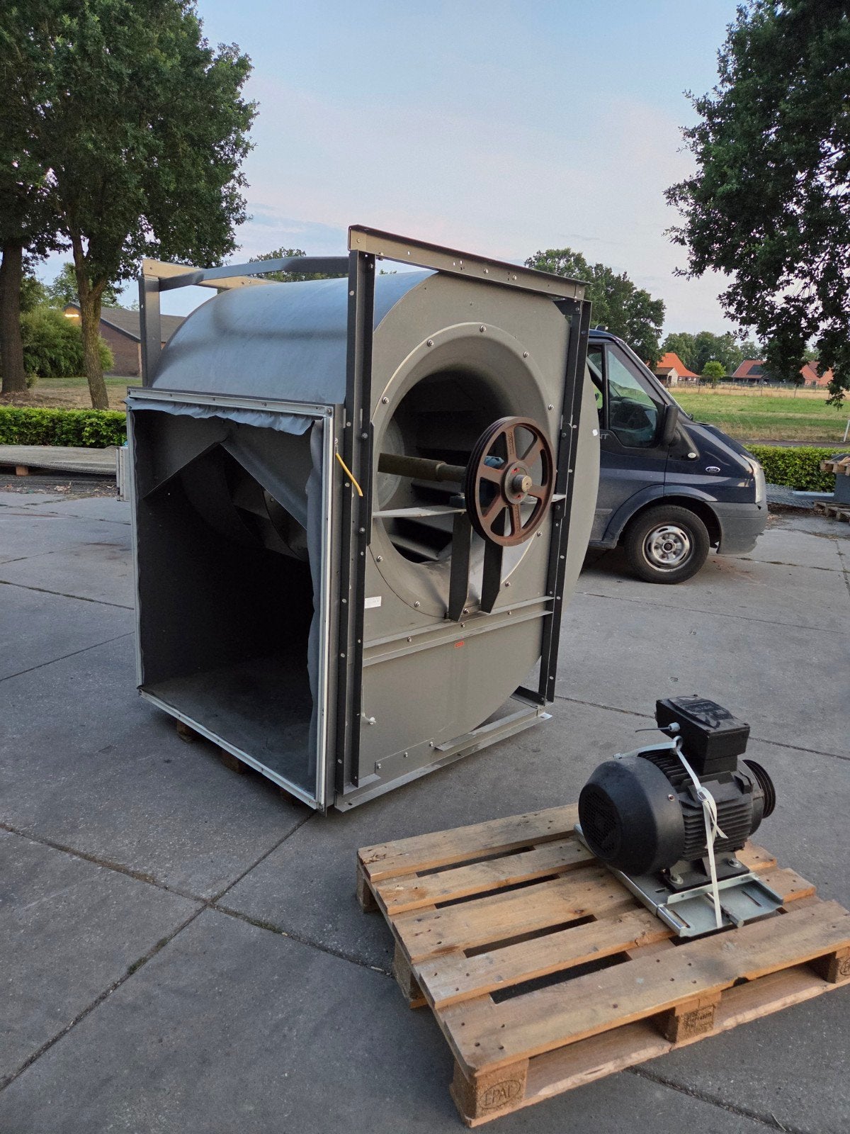 Zware Nicotra Gebhardt RZR 13-1000 LG/270 ventilator centrif, Ophalen of Verzenden, Zo goed als nieuw, Afzuiger
