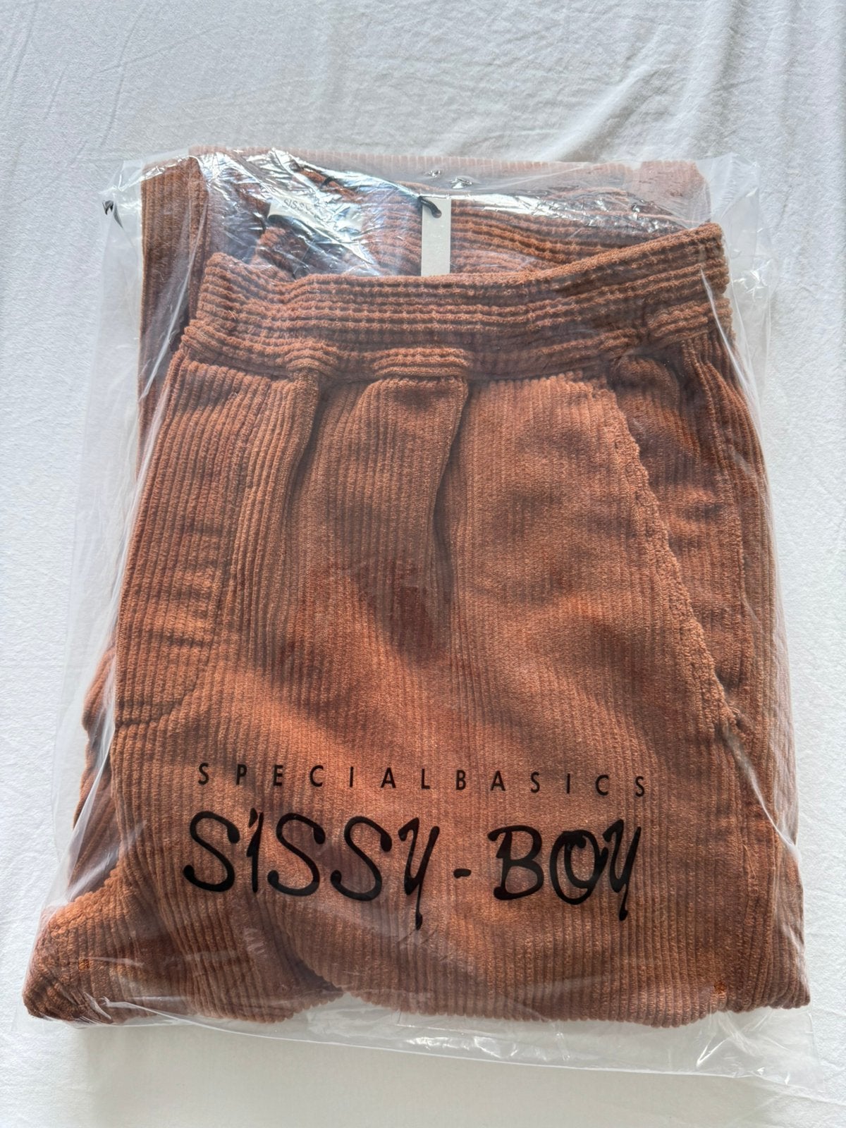 Nieuwe bruine Corduroy mid-rise broek (maat: M), Ophalen of Verzenden, Nieuw, Maat 48/50 (M), Bruin